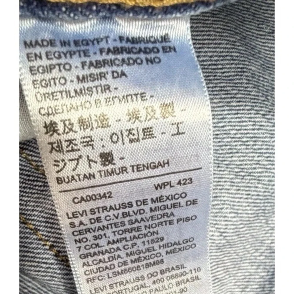 Levis 501 Button Fly‎ Men's Jeans 40x30 Original Fit Denim Med Wash 100% Cotton